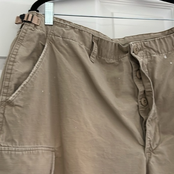 Vintage rare  Polo jeans military cargo trouser scorpion painted on leg - Picture 4 of 9